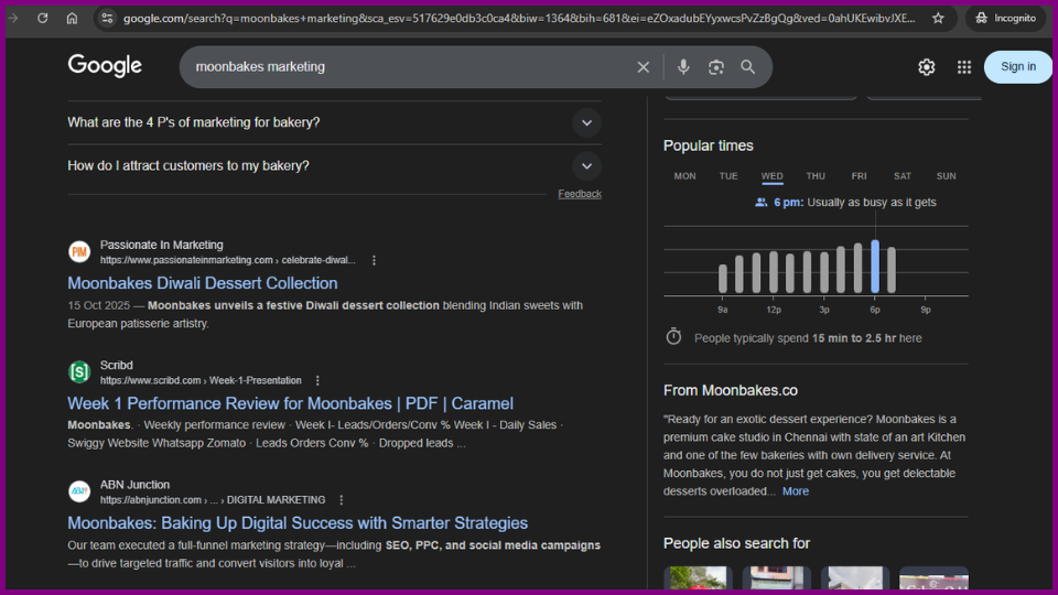 Moonbakes Search Dominance | Hire an SEO Expert | The Organic Architect